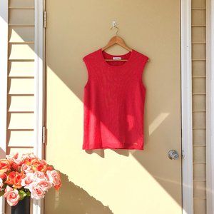 -CALVIN KLEIN VIBRANT PINK TANK TOP